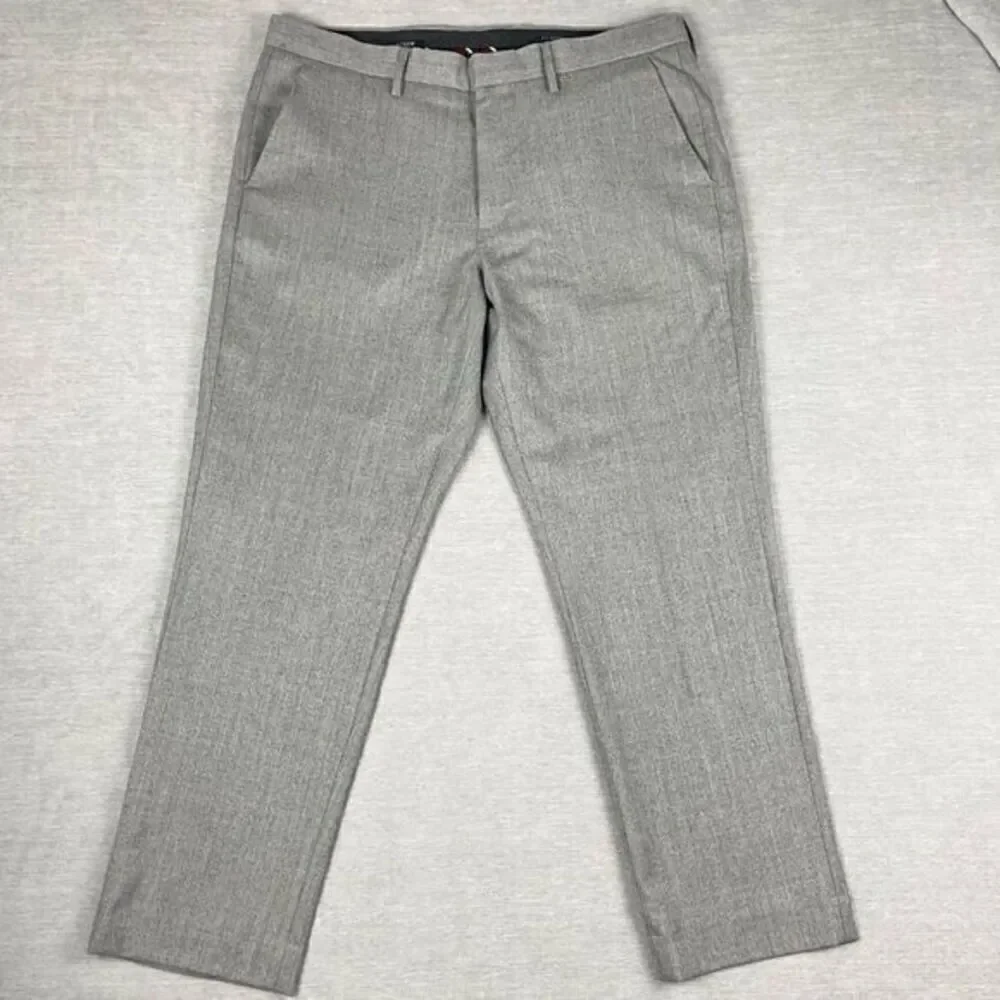 J Crew Slim Bedford Wool Gray Dress Pants Men’s Size 36x30